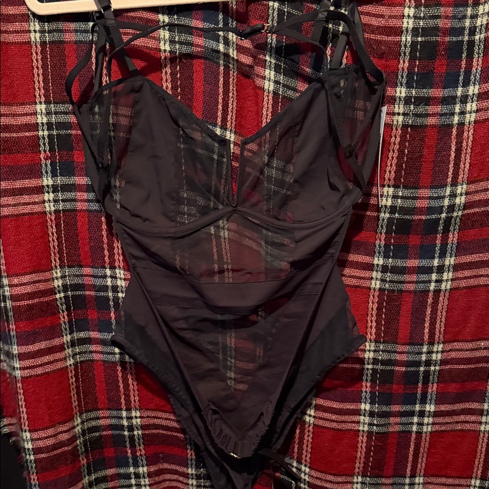 Black Sheer Bluebella Bodysuit